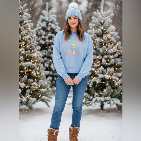 EUC Merry & Bright Judith March Christmas Pullover Sweater SZ XL - Picture 1 of 7